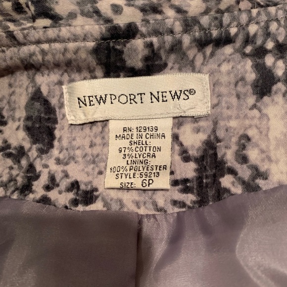 Newport News Snake Print Bolero Jacket Sz 6P - Picture 3 of 6